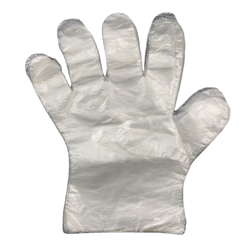 100pcsポリエチレン透明な使い捨て手袋